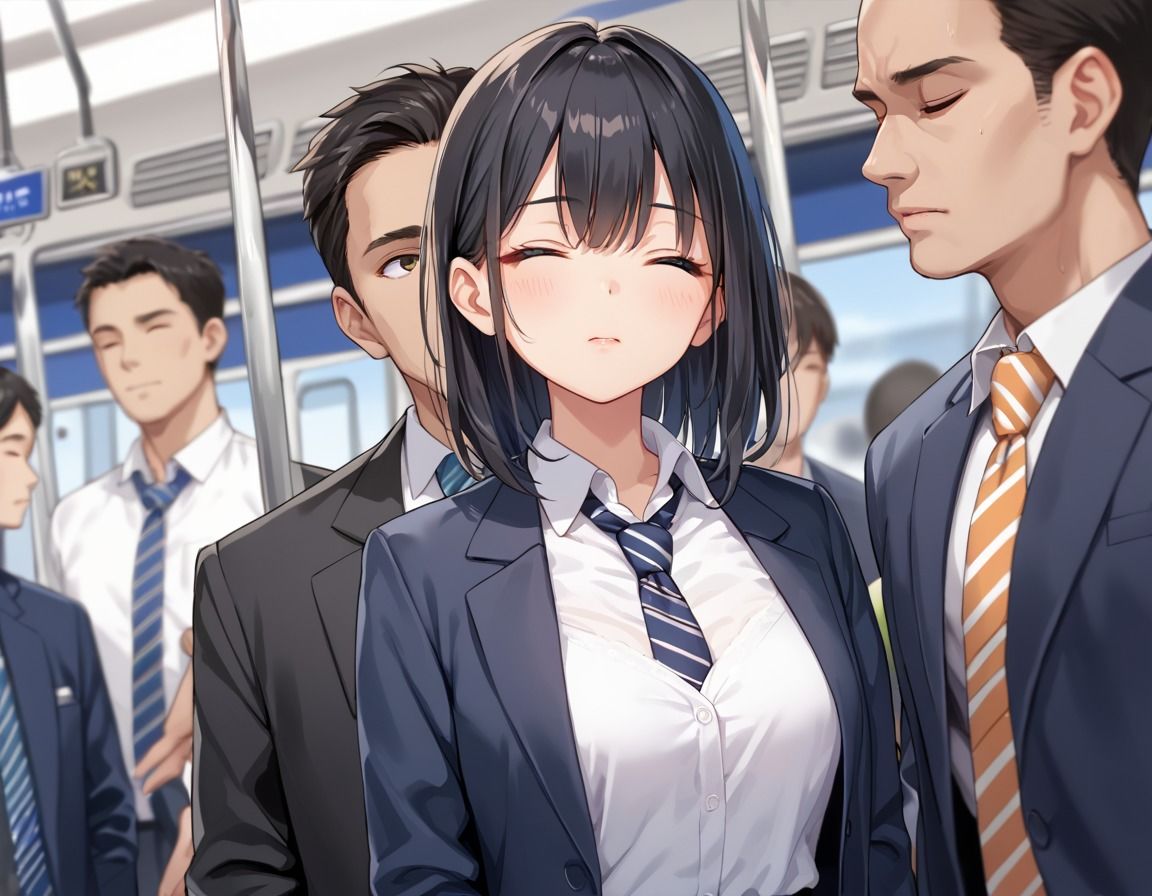 電車痴●にはまった女子校生 サンプル2ページ目
