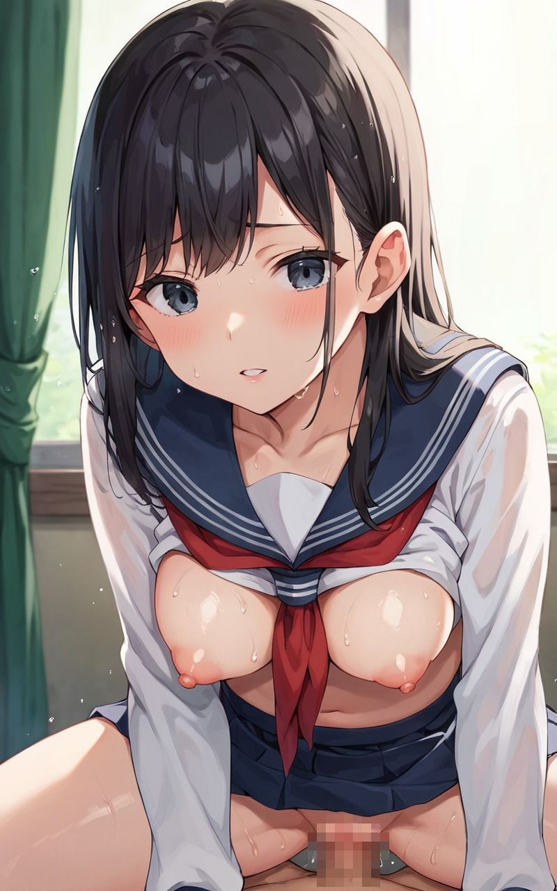 巨乳女子校生と性生活 サンプル8ページ目