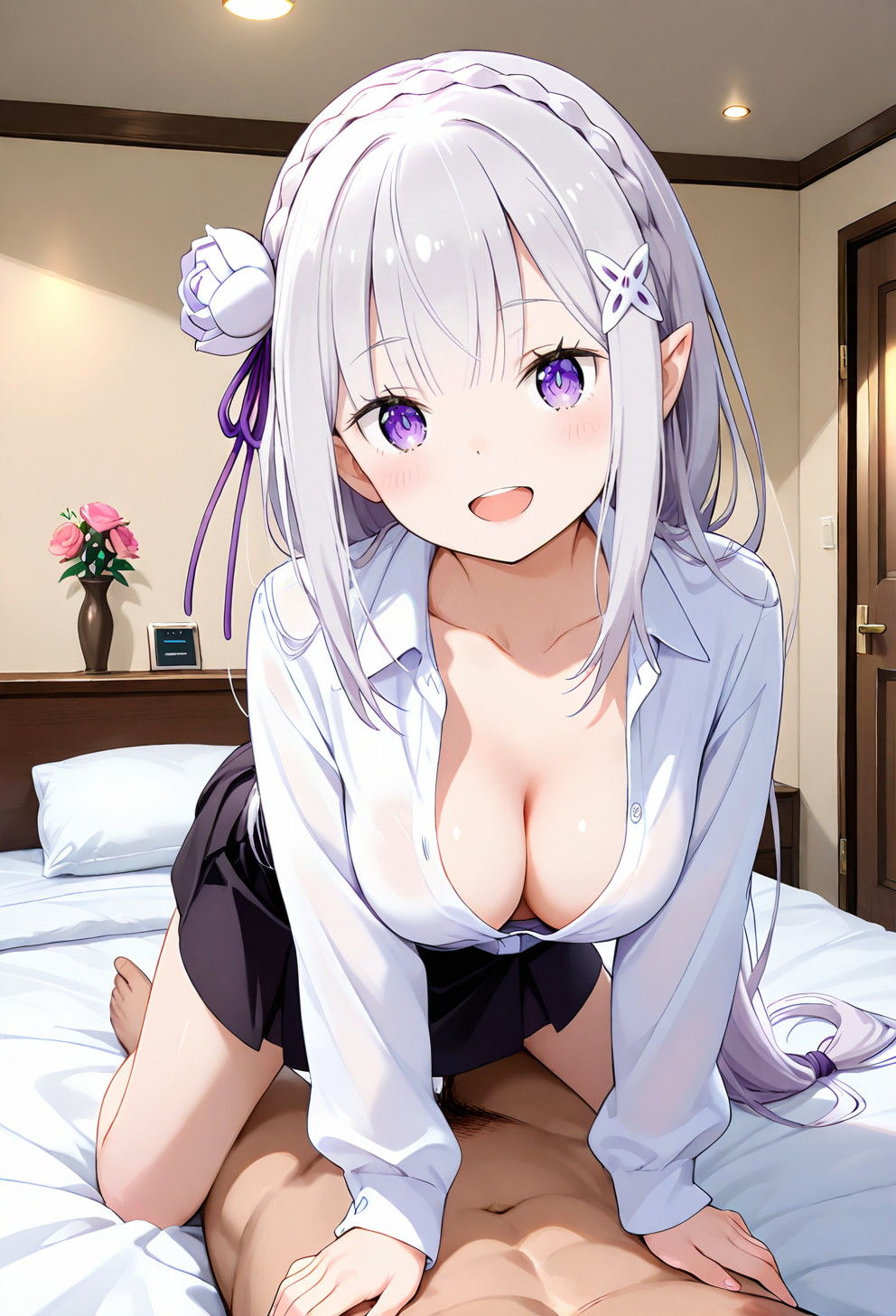 葬送の白銀エルフ Re:ゼ〇 men’s エステ 性欲に目覚めたエルフたち サンプル2ページ目