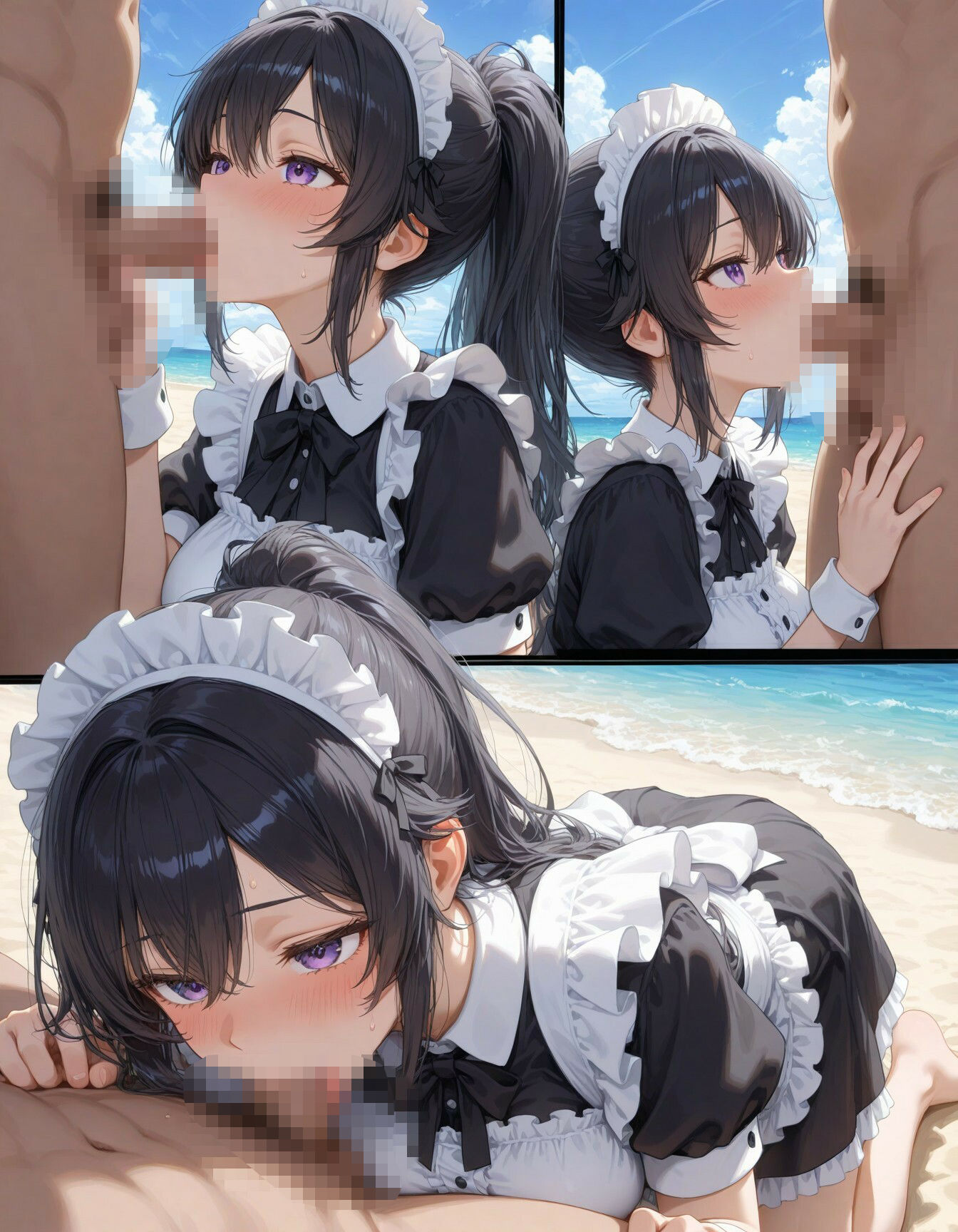 コスプレ美女の解放SEX -ビーチでエロボディ震わせて悶絶イキ- サンプル9ページ目