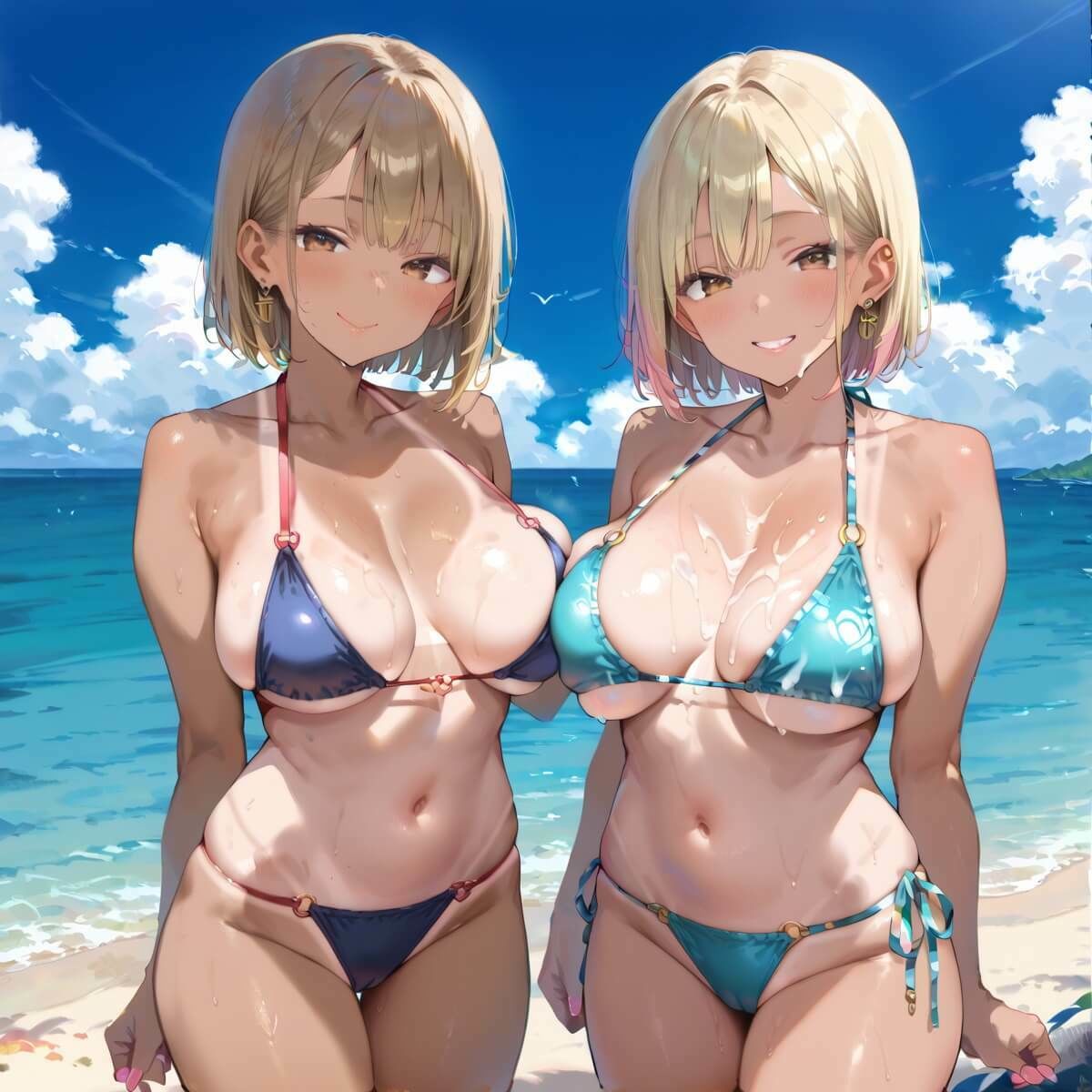 海でビキニギャルをナンパしてエッチ3・210枚 サンプル8ページ目
