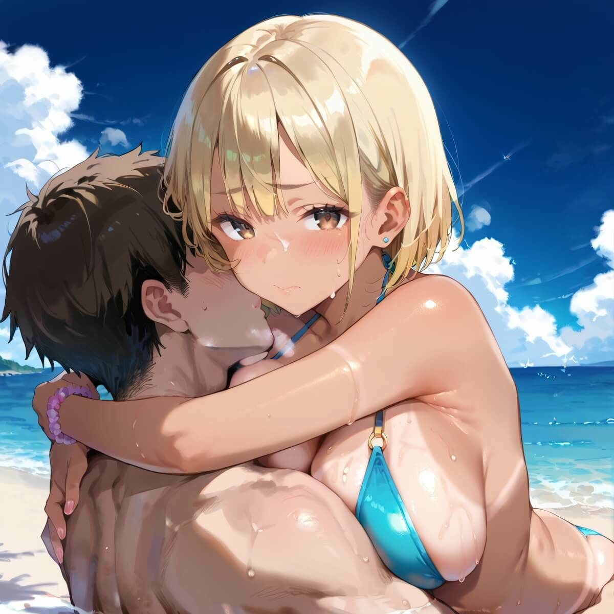 海でビキニギャルをナンパしてエッチ5・210枚 サンプル1ページ目