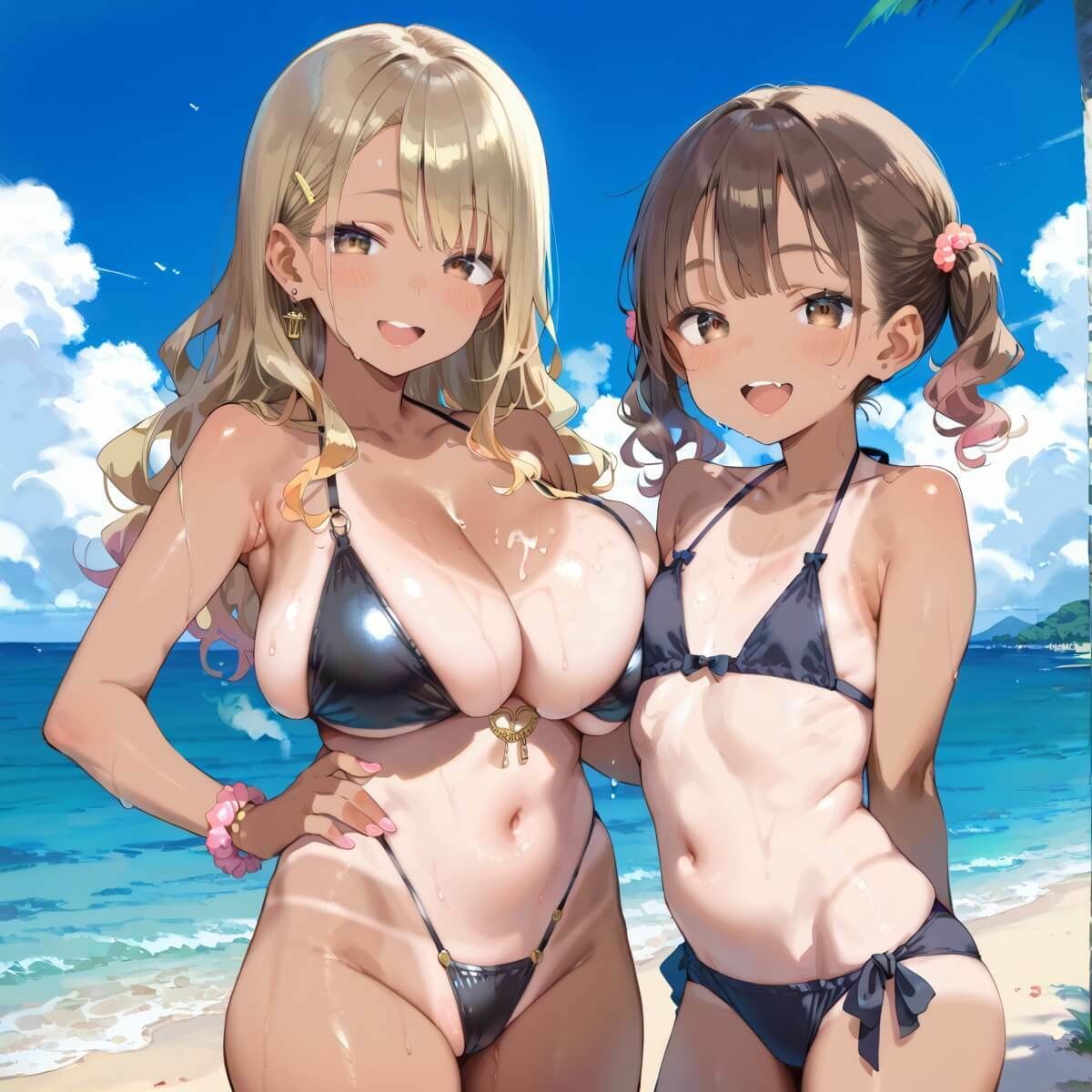 海でビキニギャルをナンパしてエッチ6・210枚 サンプル5ページ目