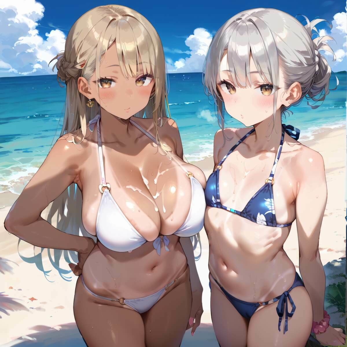 海でビキニギャルをナンパしてエッチ8・210枚 サンプル2ページ目