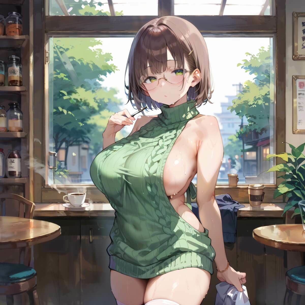 行きつけカフェのどエロいお姉さん7・190枚 サンプル7ページ目