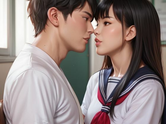 放課後の学校で サンプル2ページ目