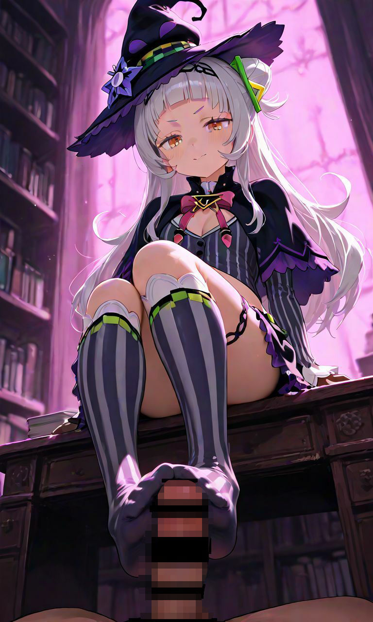 Vtuber紫〇シオンのドS足裏日記  ドM向けイラストCG集 サンプル1ページ目