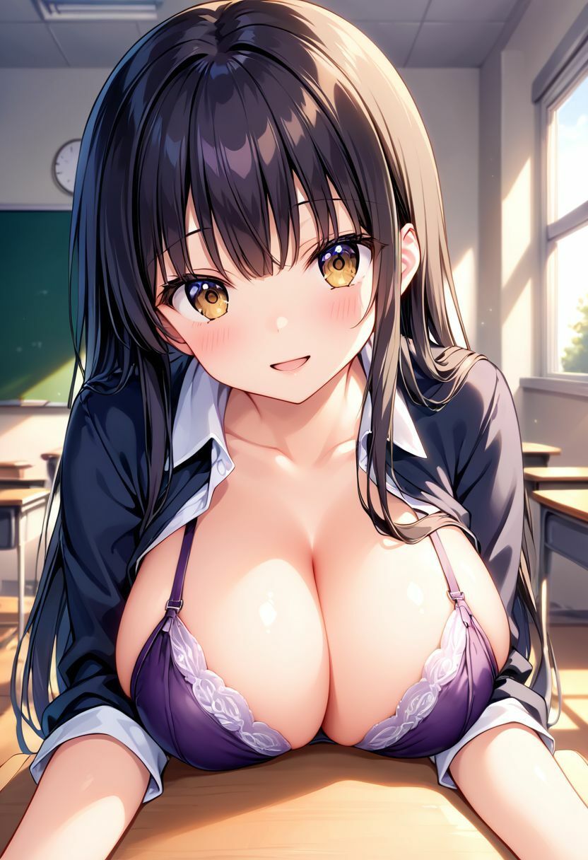 教師にハメられた巨乳制服女子 サンプル2ページ目