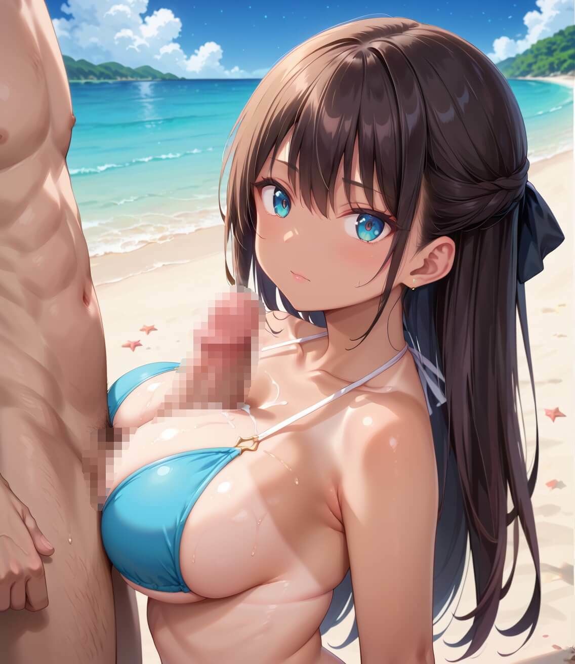 水着ギャルちょろい・夜の海で水着ギャルとチョロすぎ案件4★250枚 サンプル7ページ目