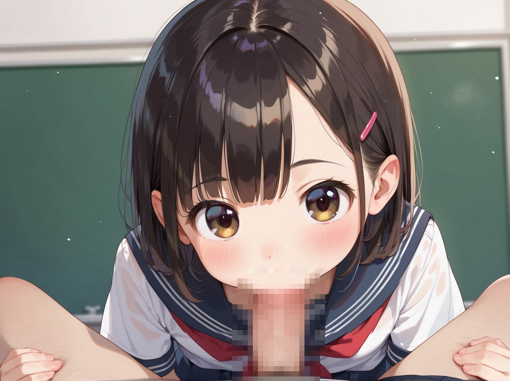風紀委員の性処理担当が中出しご奉仕させていただきます！ サンプル1ページ目