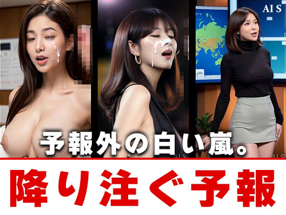 【約40分】『白濁ニュース』 清楚な笑顔に、白濁の雨。-AIで描く究極の美女達- サンプル3ページ目