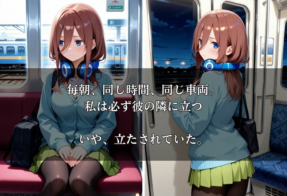 通勤電車で犯●れ続け、妊娠した私 〜中野三玖〜 サンプル1ページ目