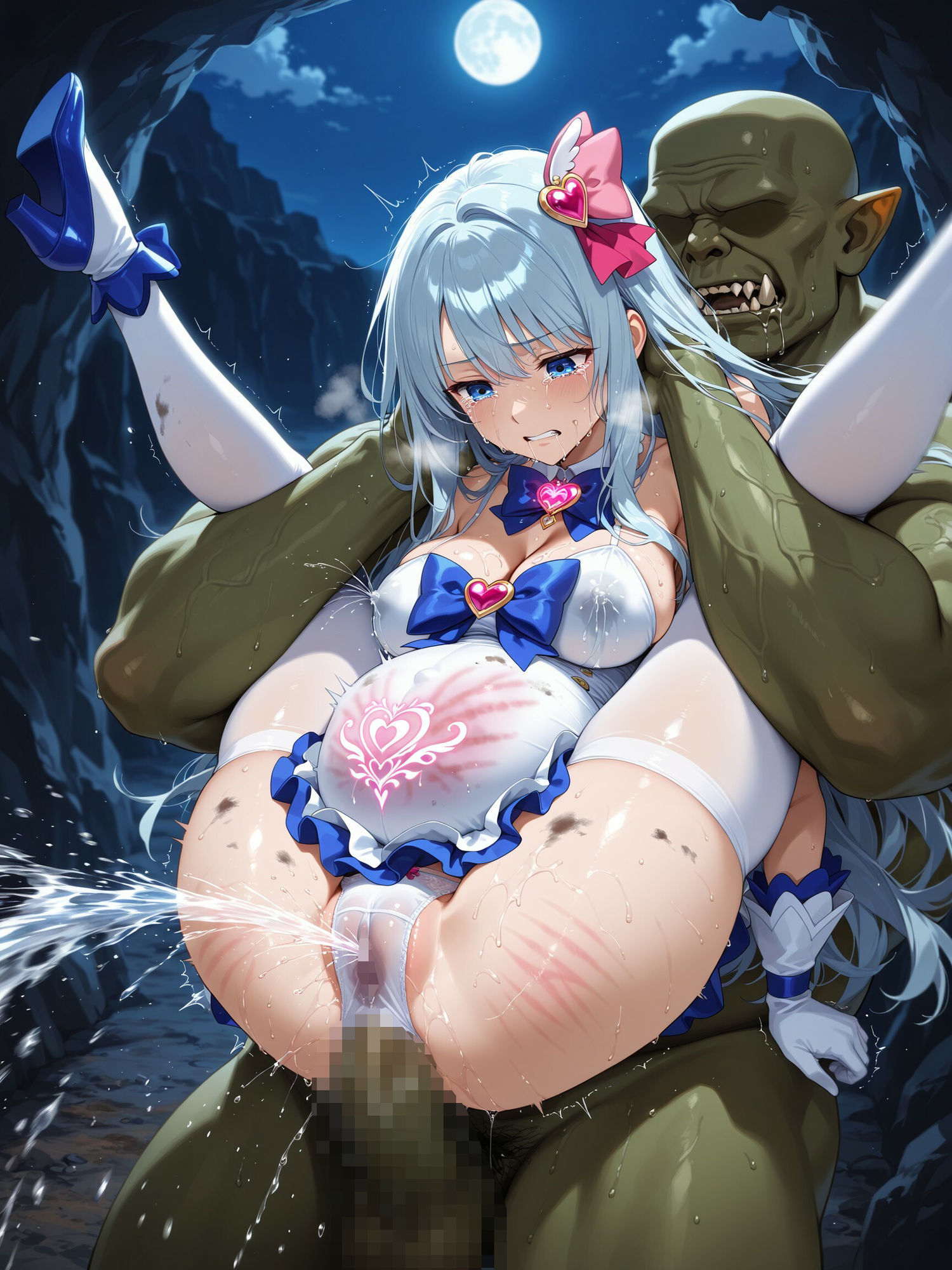 敗北魔法少女忌避受胎_04 サンプル5ページ目