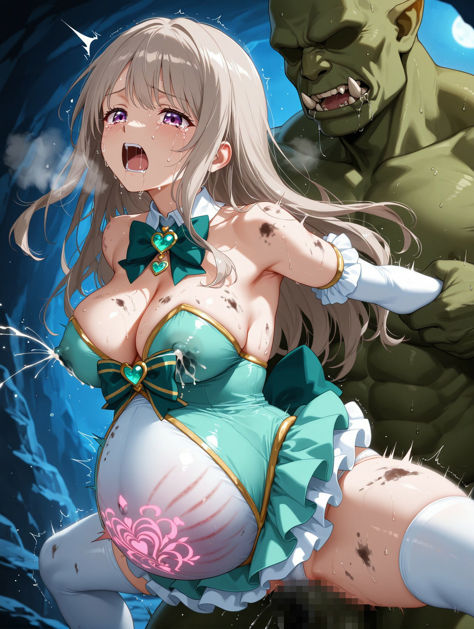 敗北魔法少女忌避受胎_04 サンプル6ページ目