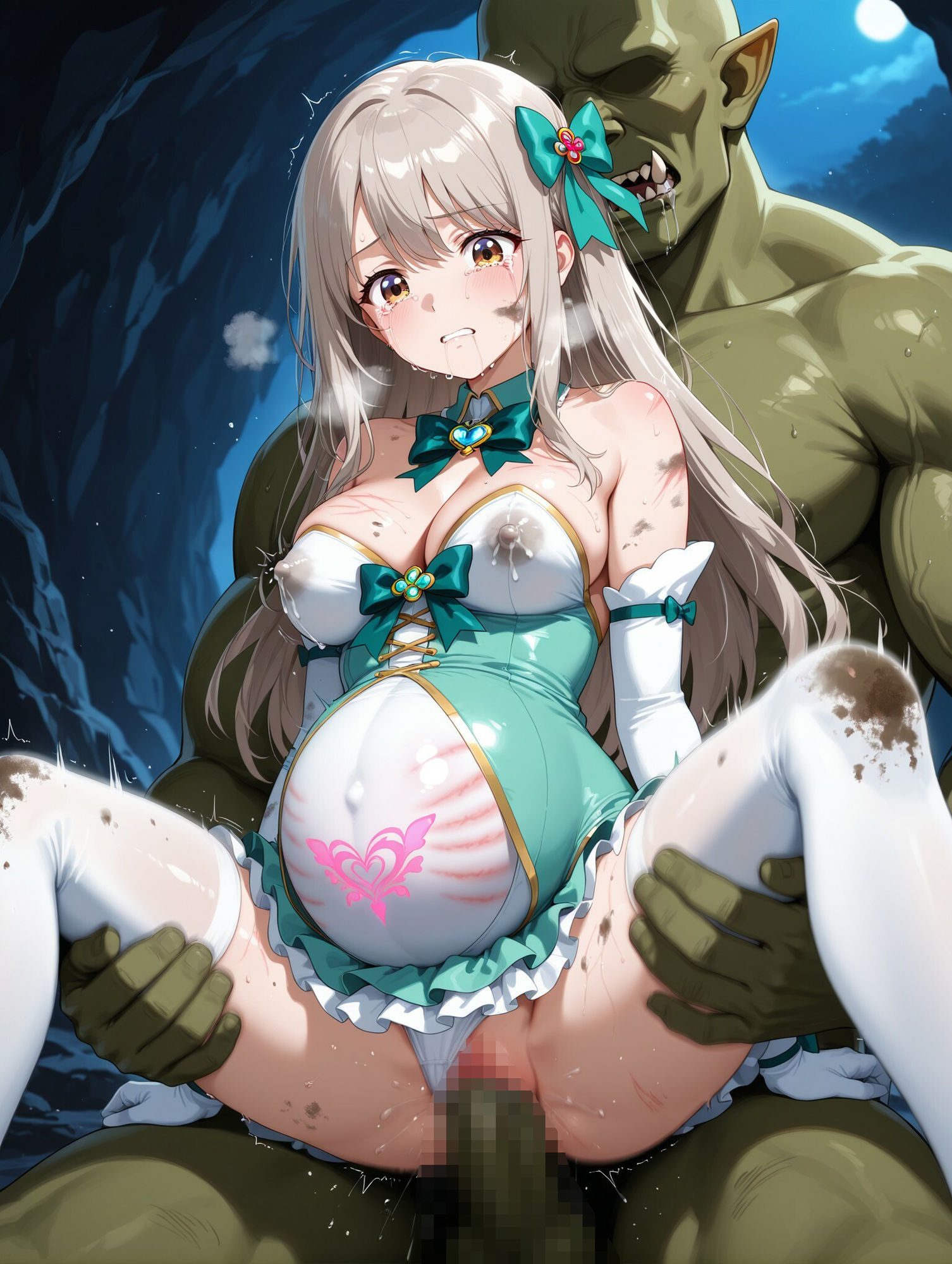 敗北魔法少女忌避受胎_04 サンプル7ページ目