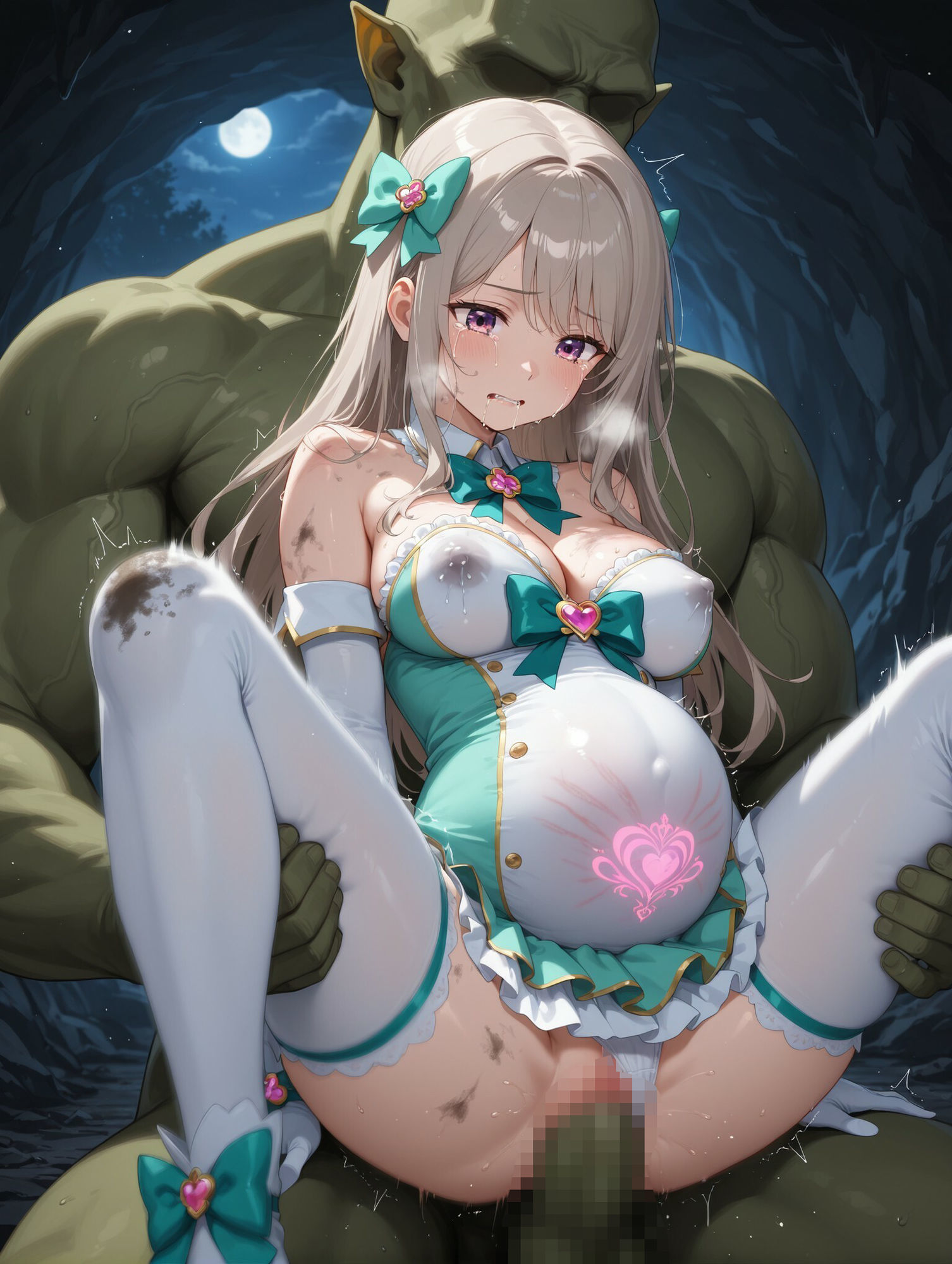 敗北魔法少女忌避受胎_04 サンプル8ページ目
