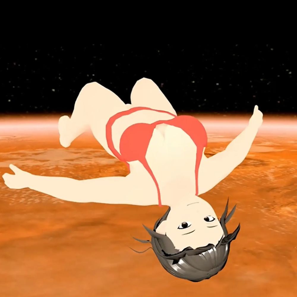 宇宙グラビア  無重力で暴れるHカップおっぱい  小津りさ サンプル3ページ目