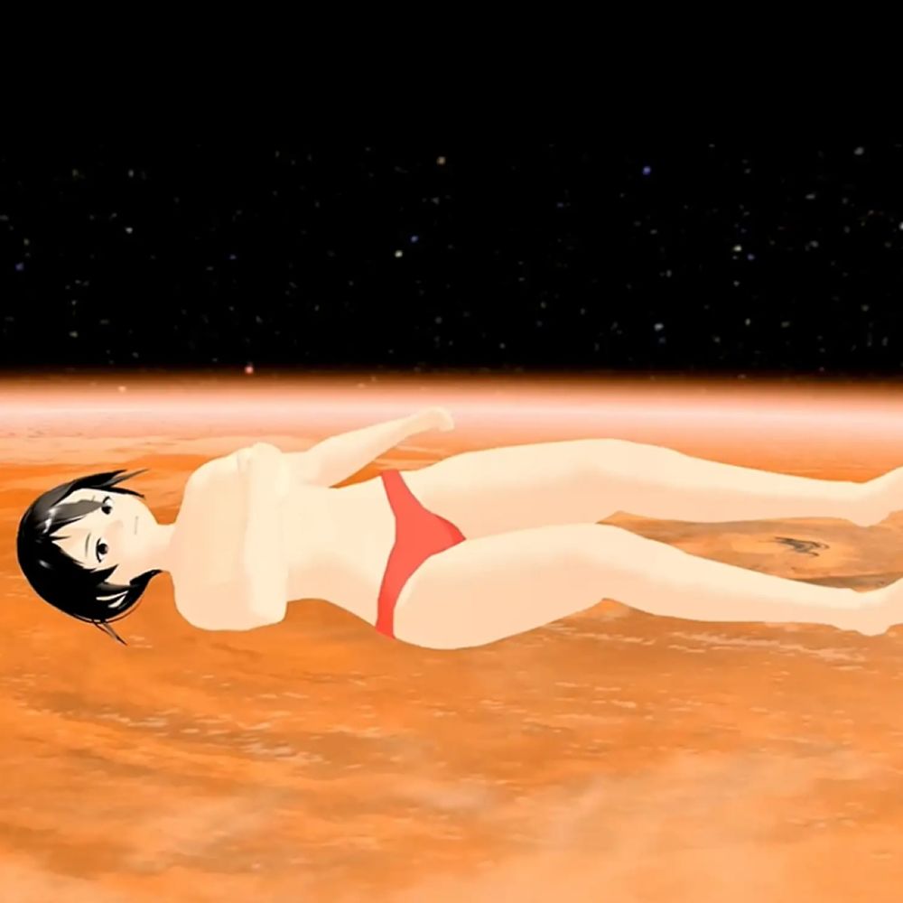 宇宙グラビア  無重力で暴れるHカップおっぱい  小津りさ サンプル5ページ目