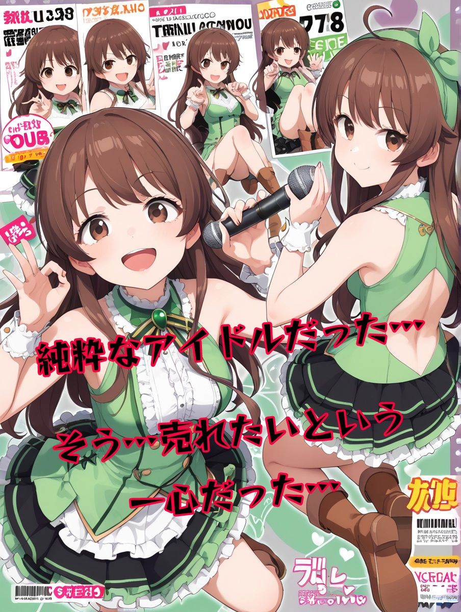 J〇アイドルの裏事情/三葉ヒカル サンプル1ページ目