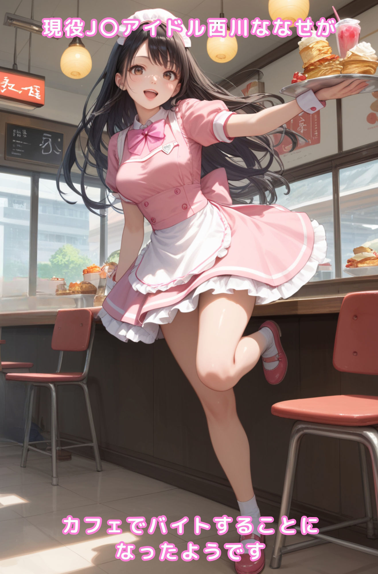 グラビア＆裏画像 バイト編 JKアイドル 西川ななせ＆橋本なおみ サンプル1ページ目