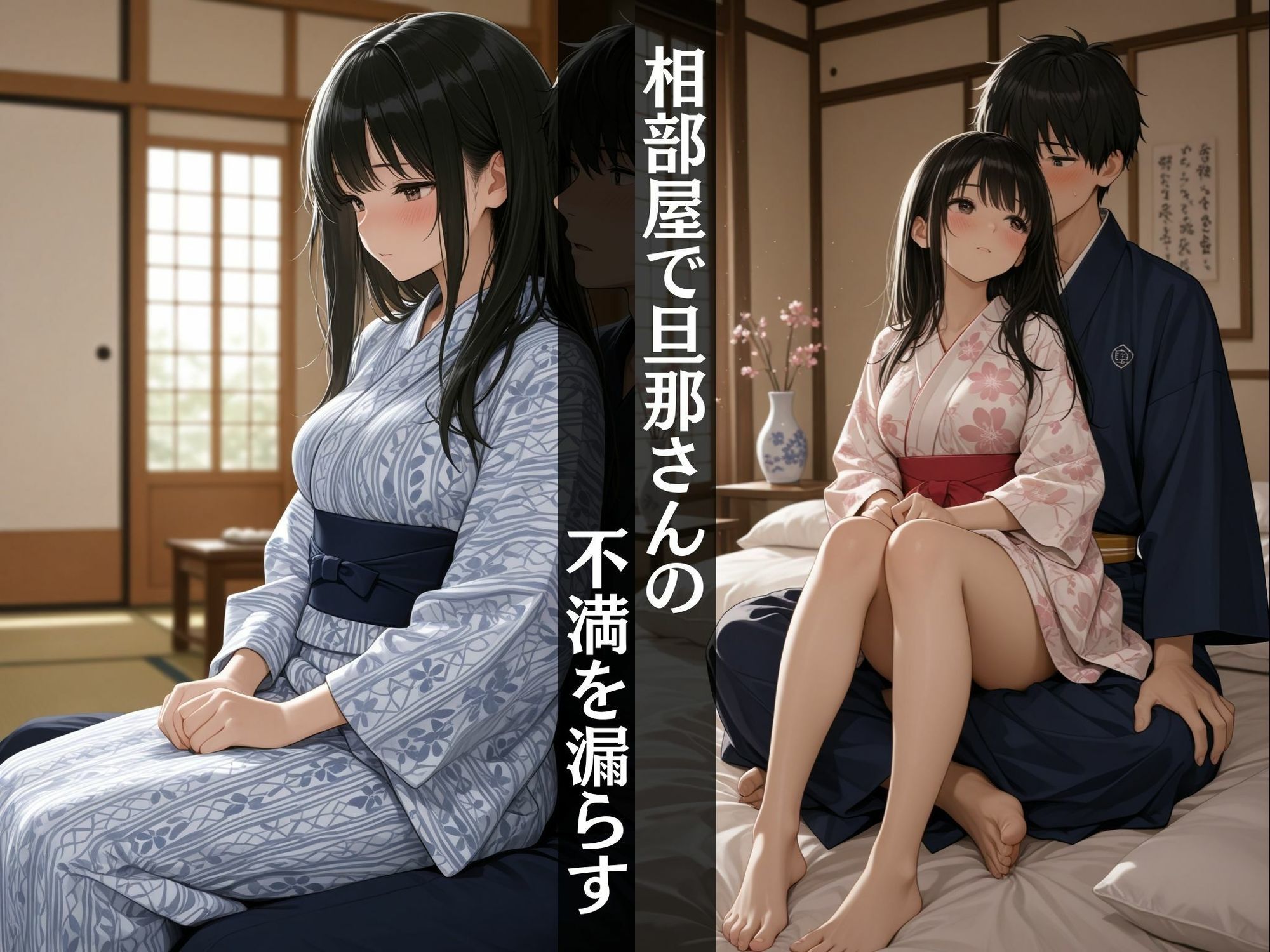 【浴衣上司】  浴衣がはだけて見えた巨乳〜我慢できずに背徳中出し！〜 サンプル2ページ目