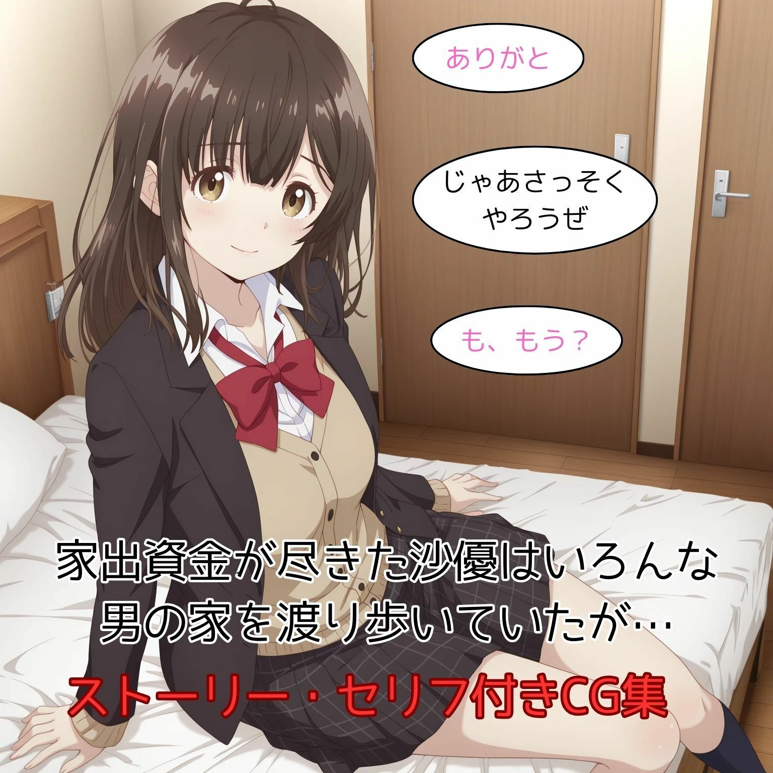 家出女子校生の淫乱処世術 サンプル1ページ目