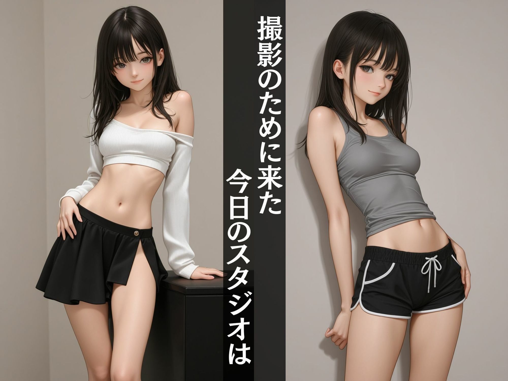 【ハメどり】  カメラだらけのスタジオで〜売れたい！モデル業界の闇〜 サンプル1ページ目