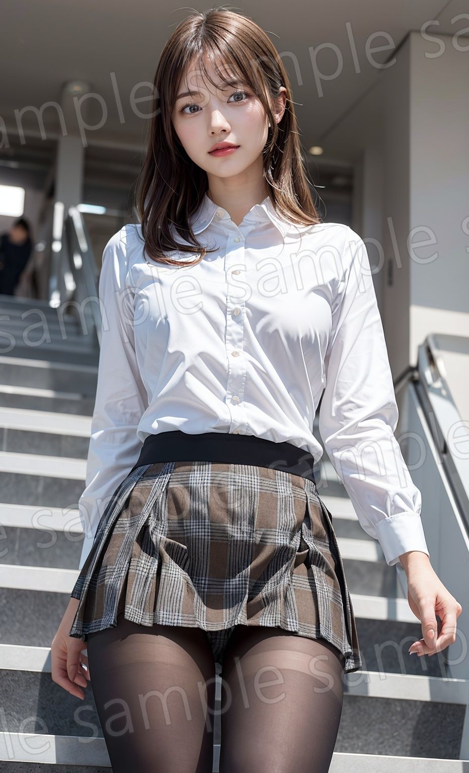 AIグラビア vol.05 かわいい彼女の働く姿 サンプル2ページ目