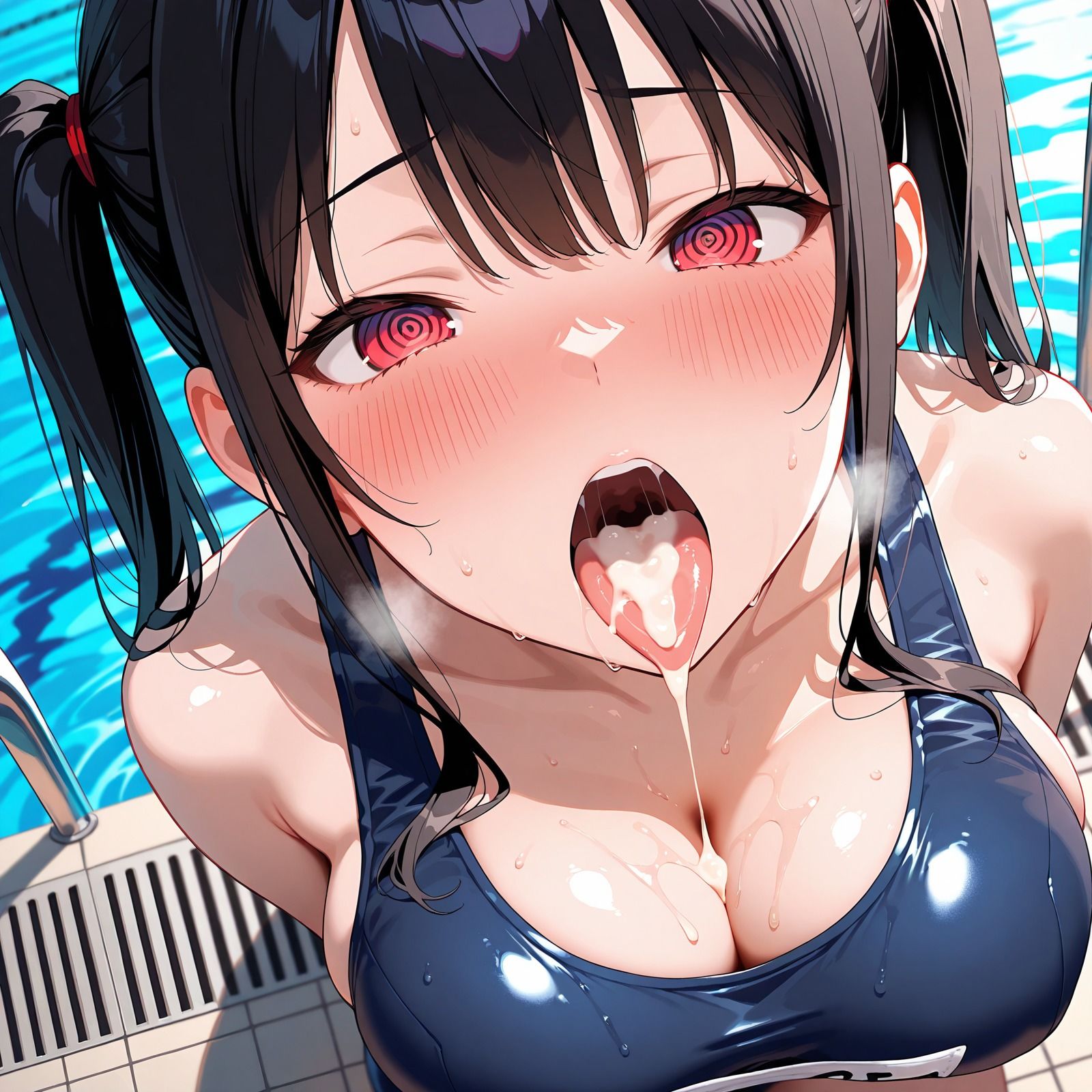 女子校生催●孕ませ〜〜スク水強●種付け〜 サンプル3ページ目