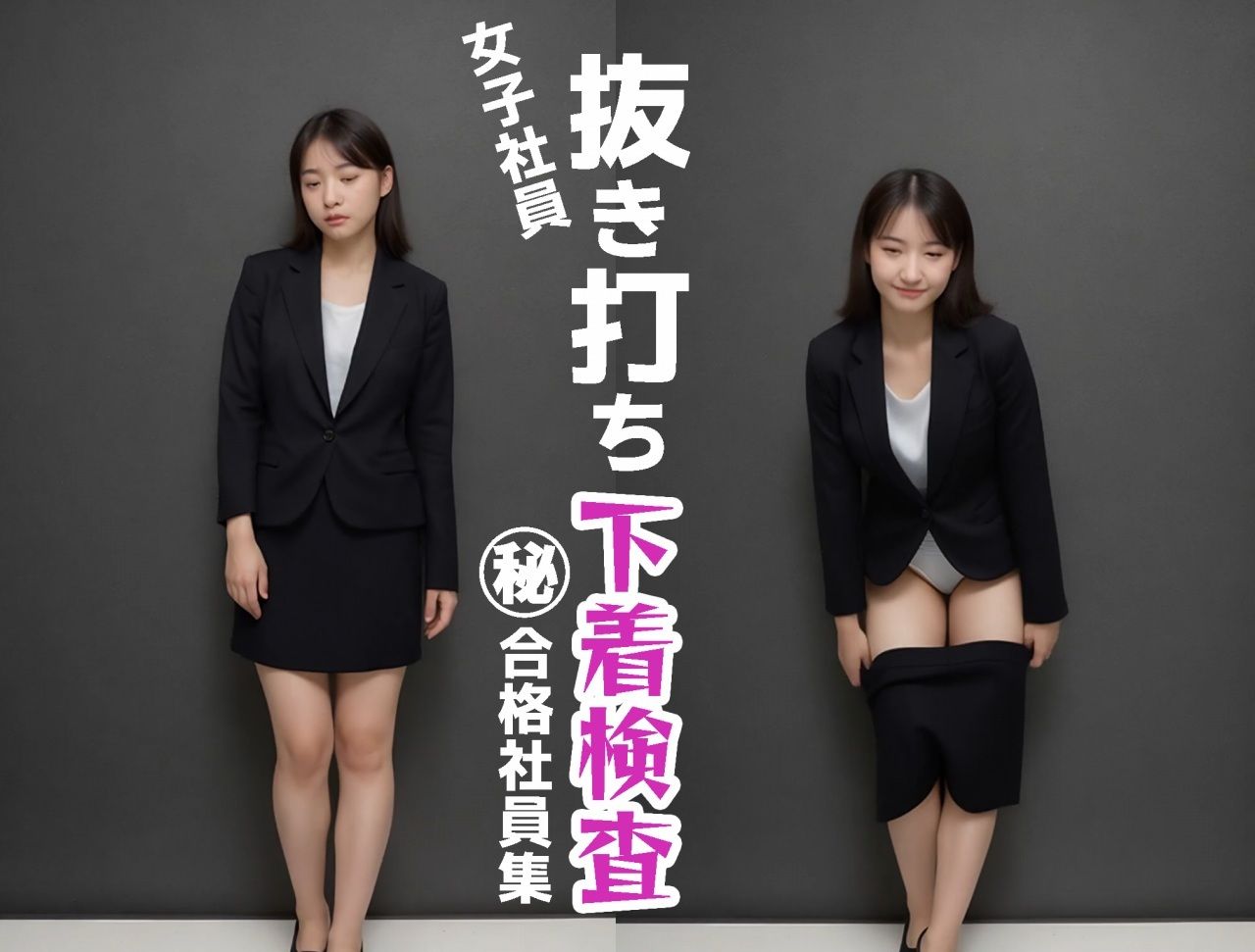 【動画  抜き打ち下着検査】スカートをおろして下着を確認する動画 サンプル2ページ目