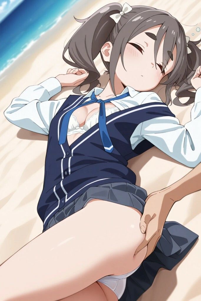 mono風味  海で遊んでいたら サンプル2ページ目