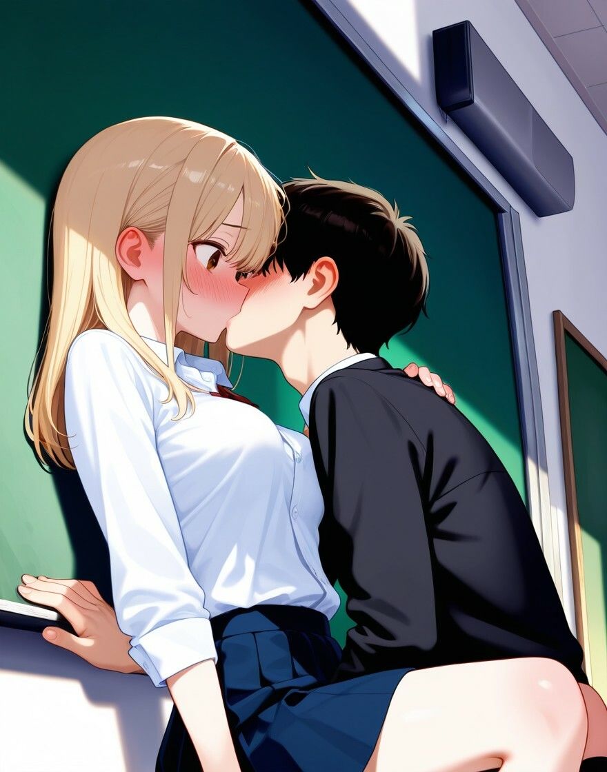 性春学園  ミニスカJ系と体液まみれで絡み合う サンプル8ページ目