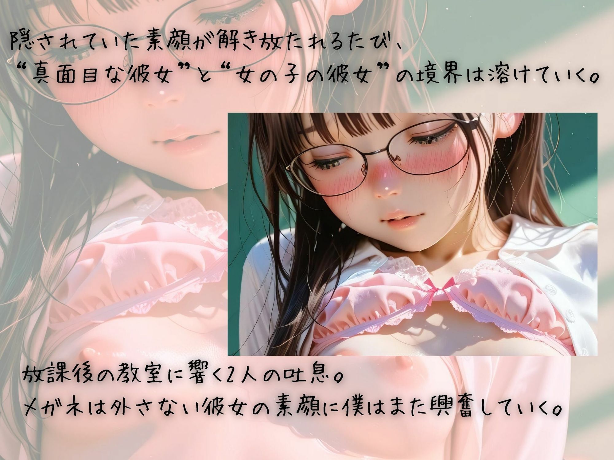 放課後リアル ＃04 〜メガネの奥に隠した視線〜 サンプル3ページ目