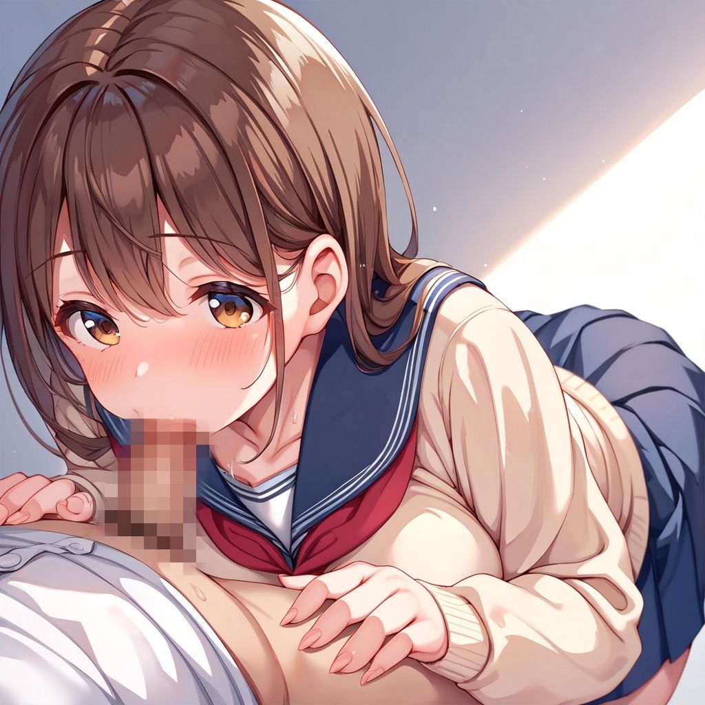 巨乳女子校生とイキまくりSEX サンプル2ページ目