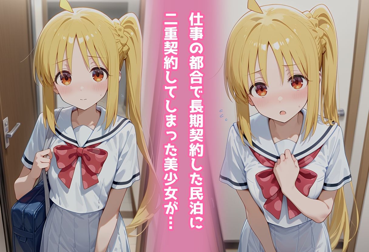 民泊トラブル！？…美少女と突然の強●ルームシェア性活 〜伊◯知虹夏編〜 サンプル1ページ目
