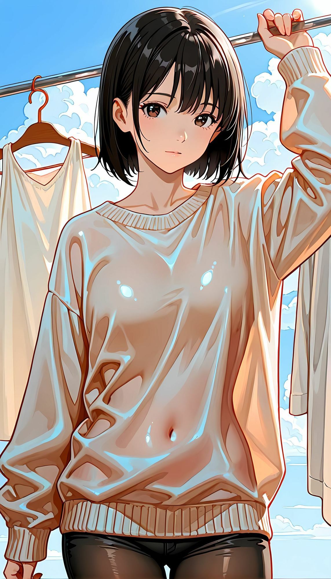 清楚な奥さん、夜は俺だけの淫らな妻 サンプル7ページ目