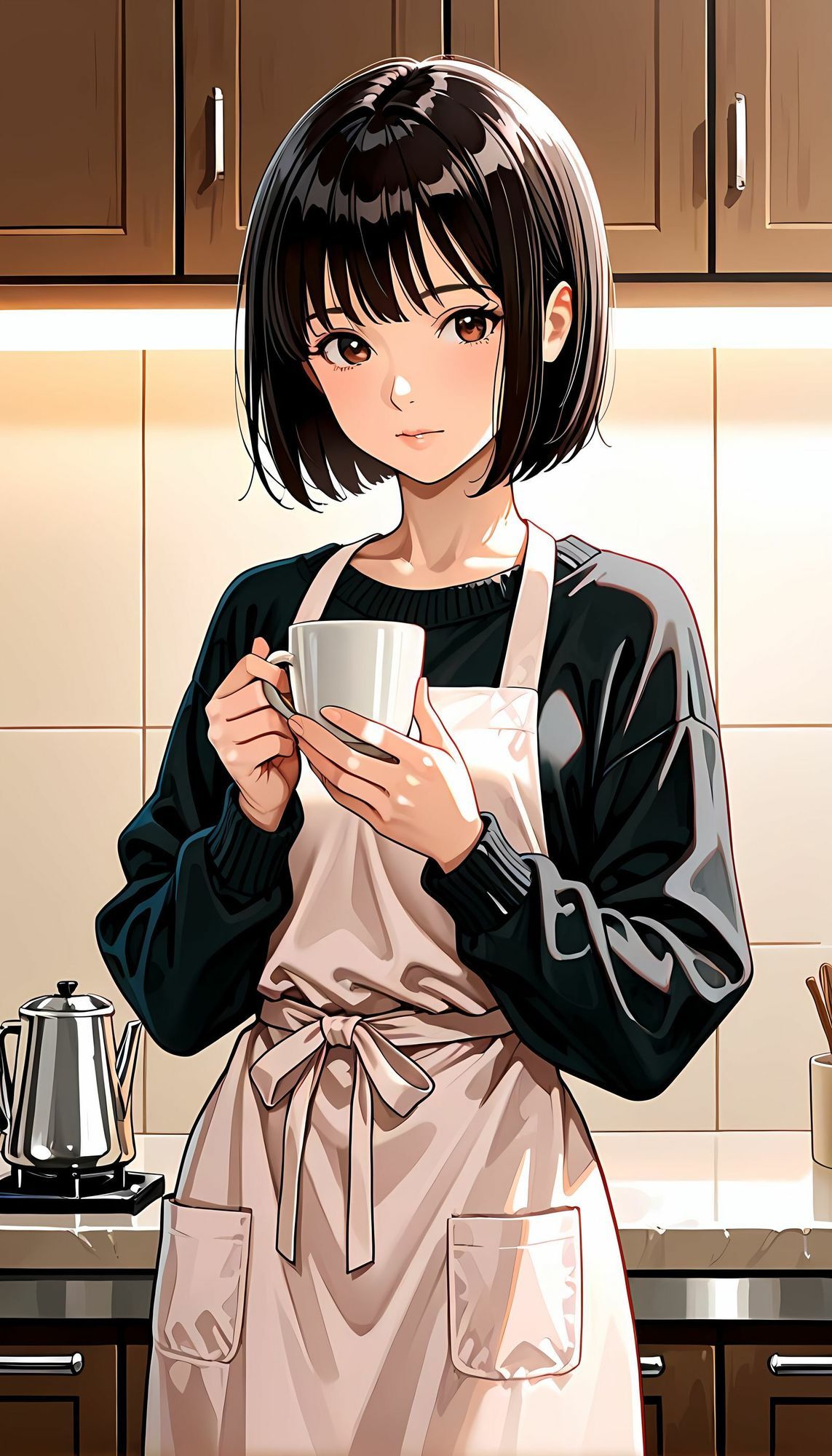 清楚な奥さん、夜は俺だけの淫らな妻 サンプル8ページ目