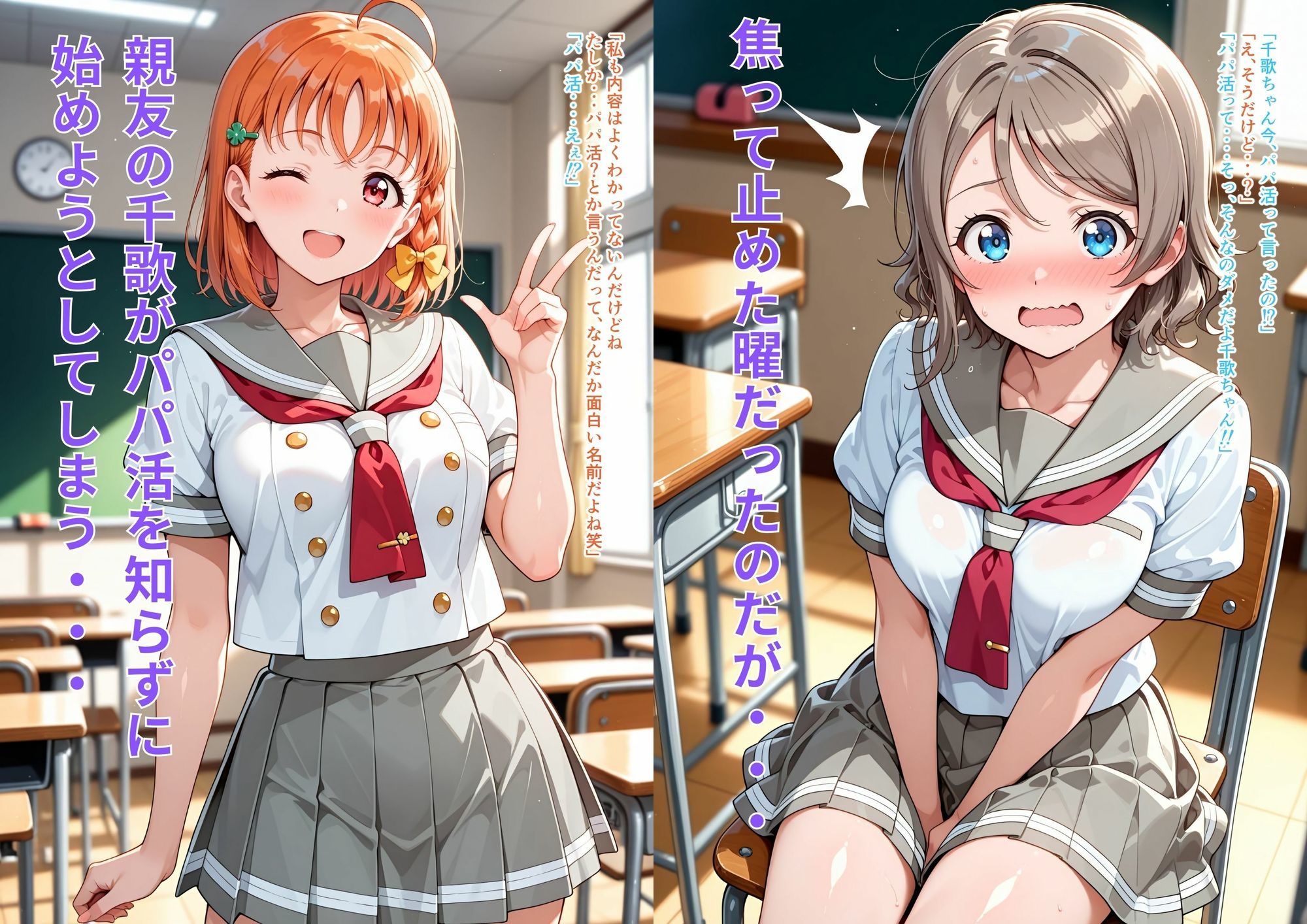 やっぱりパパに甘えたい  えっちでスケベな全速前進ヨーソロー サンプル1ページ目