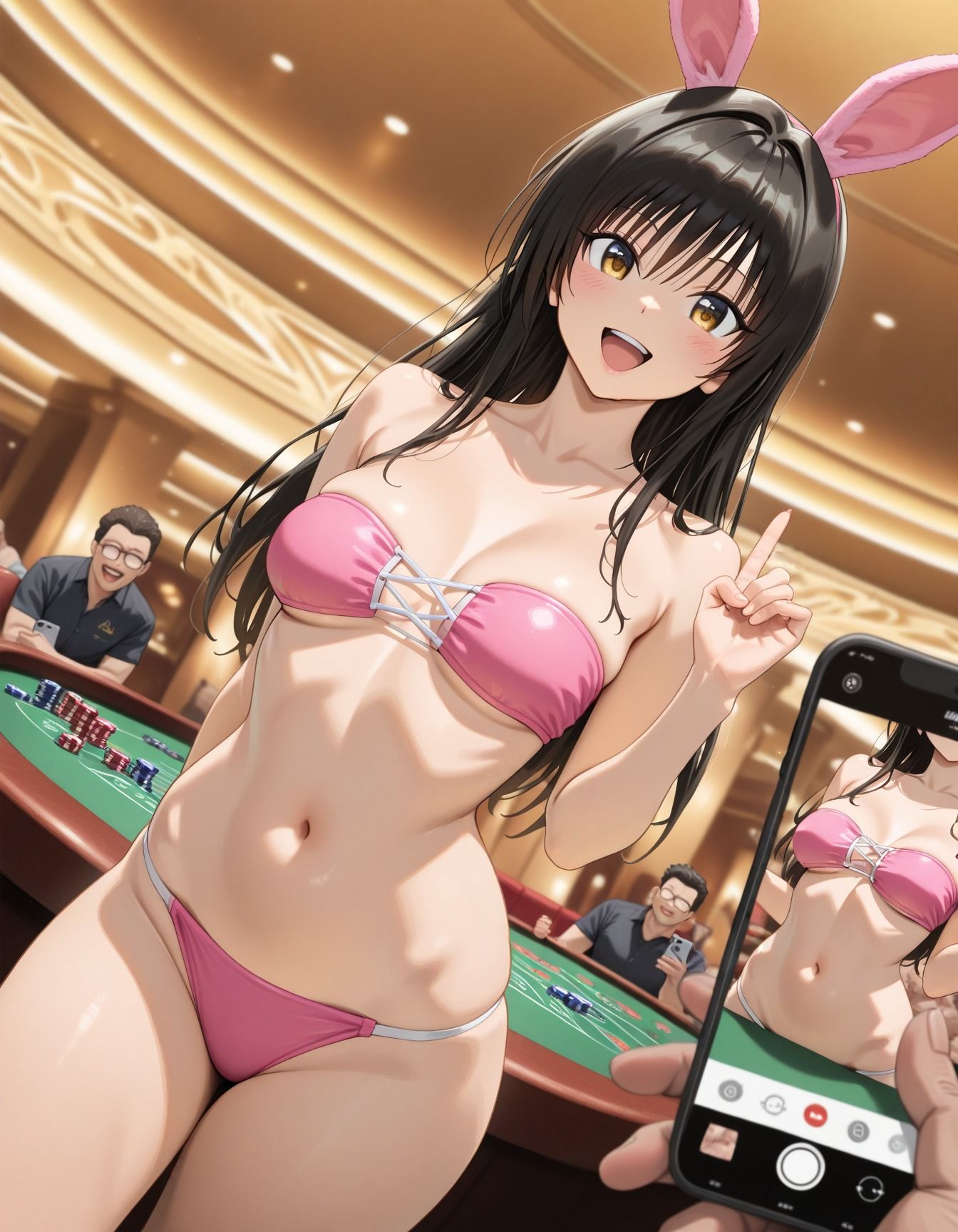 男たちに輪●されたバニーガール サンプル2ページ目