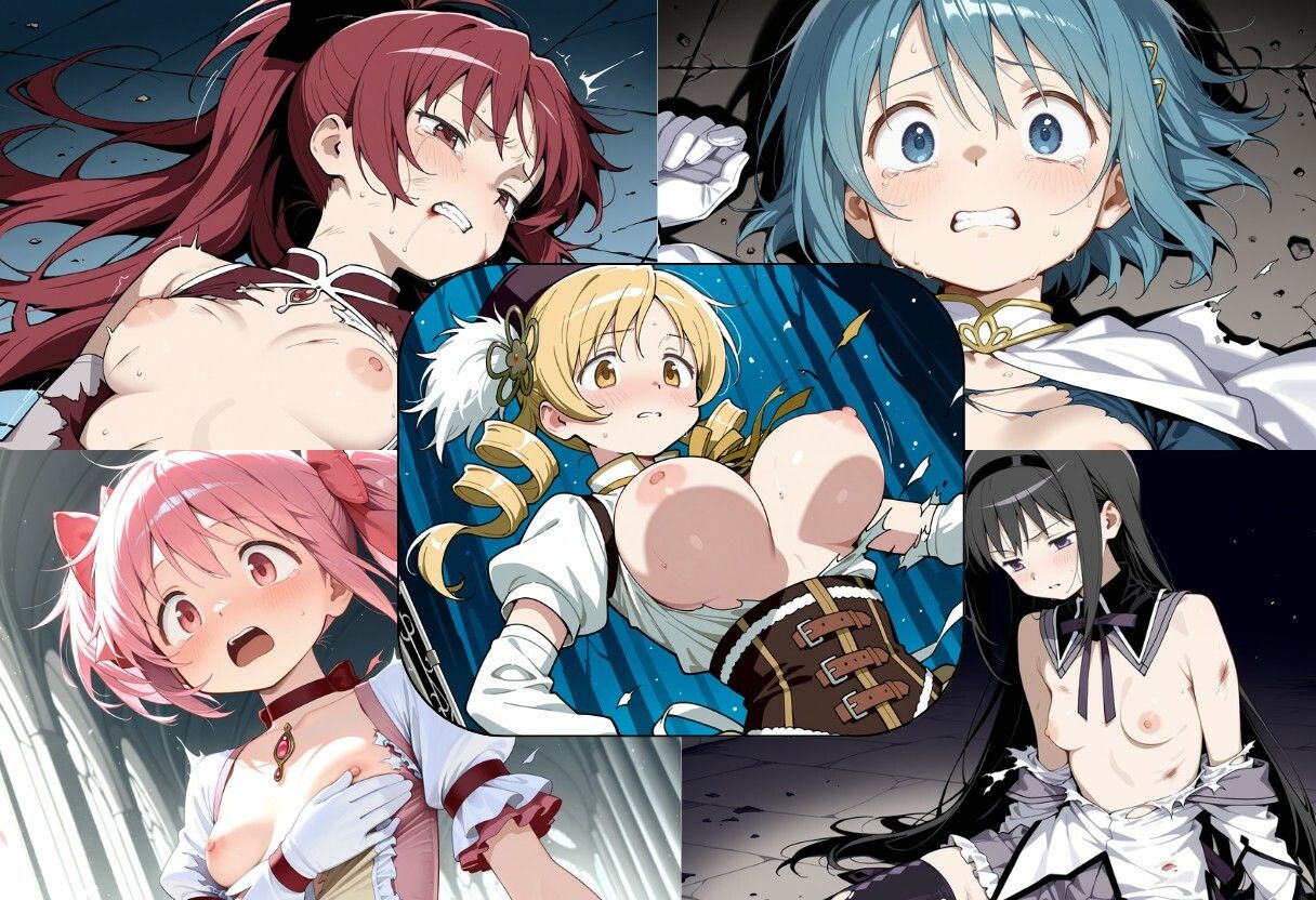 魔法少女敗北  まどマギ総集編 サンプル2ページ目