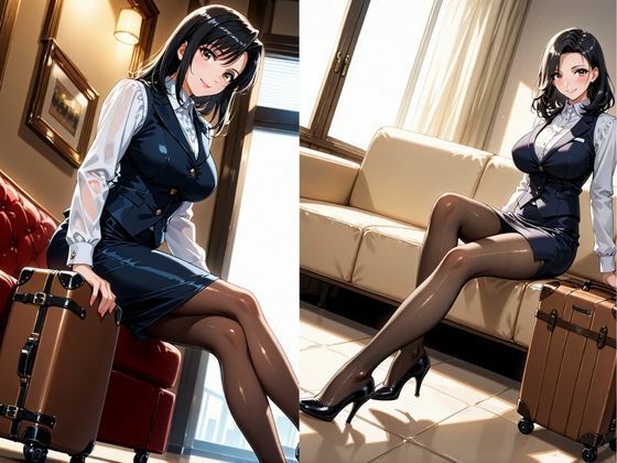 帰宅したCA彼女  発情してサキュバスフェラで迫ってきたはずが  先輩に犯●れる最悪のNTR サンプル1ページ目