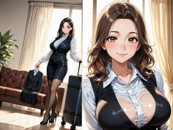 帰宅したCA彼女  発情してサキュバスフェラで迫ってきたはずが  先輩に犯●れる最悪のNTR サンプル2ページ目