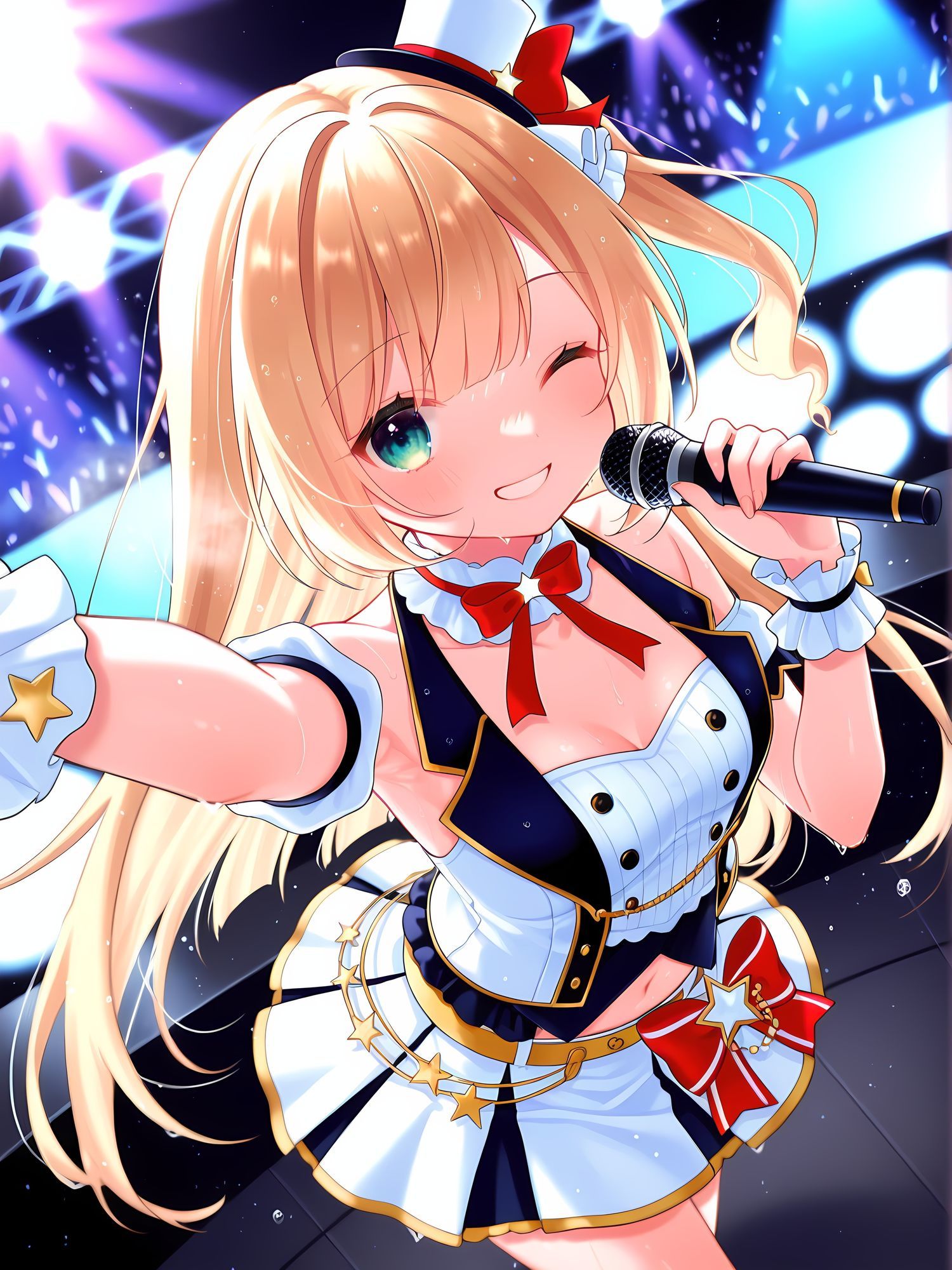 地下アイドルの水着ライブに乱入セックス！ サンプル1ページ目