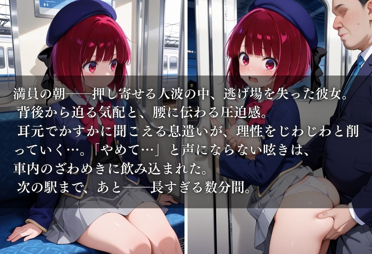 痴●鉄道【有馬かな編】 サンプル1ページ目