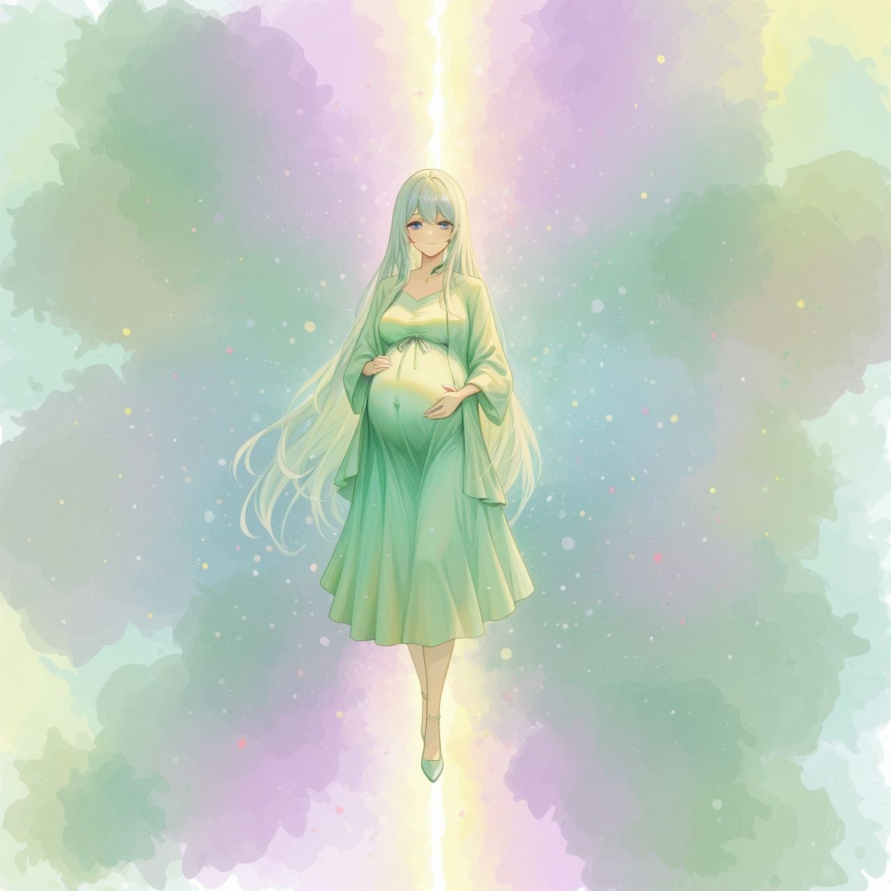 幻想妊婦的なイラスト集 サンプル6ページ目