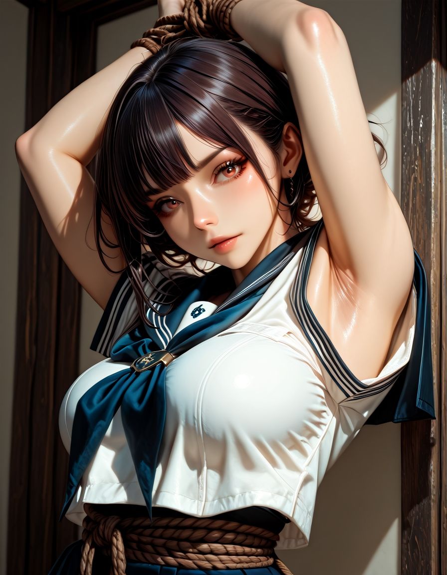 女子校生緊縛図鑑2 サンプル1ページ目