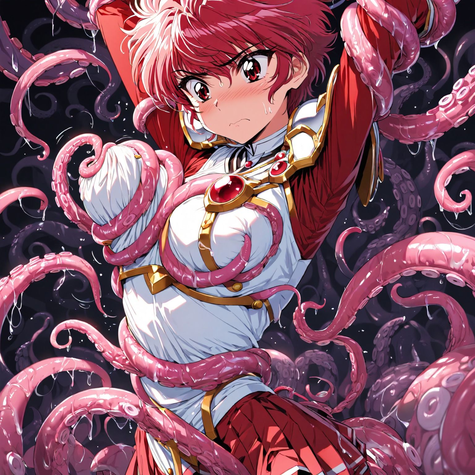 触手輪●  魔法騎士ヒカル サンプル4ページ目