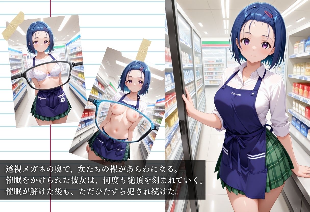 コンビニバイト中に催●され中出しされまくる西連寺春菜 サンプル1ページ目