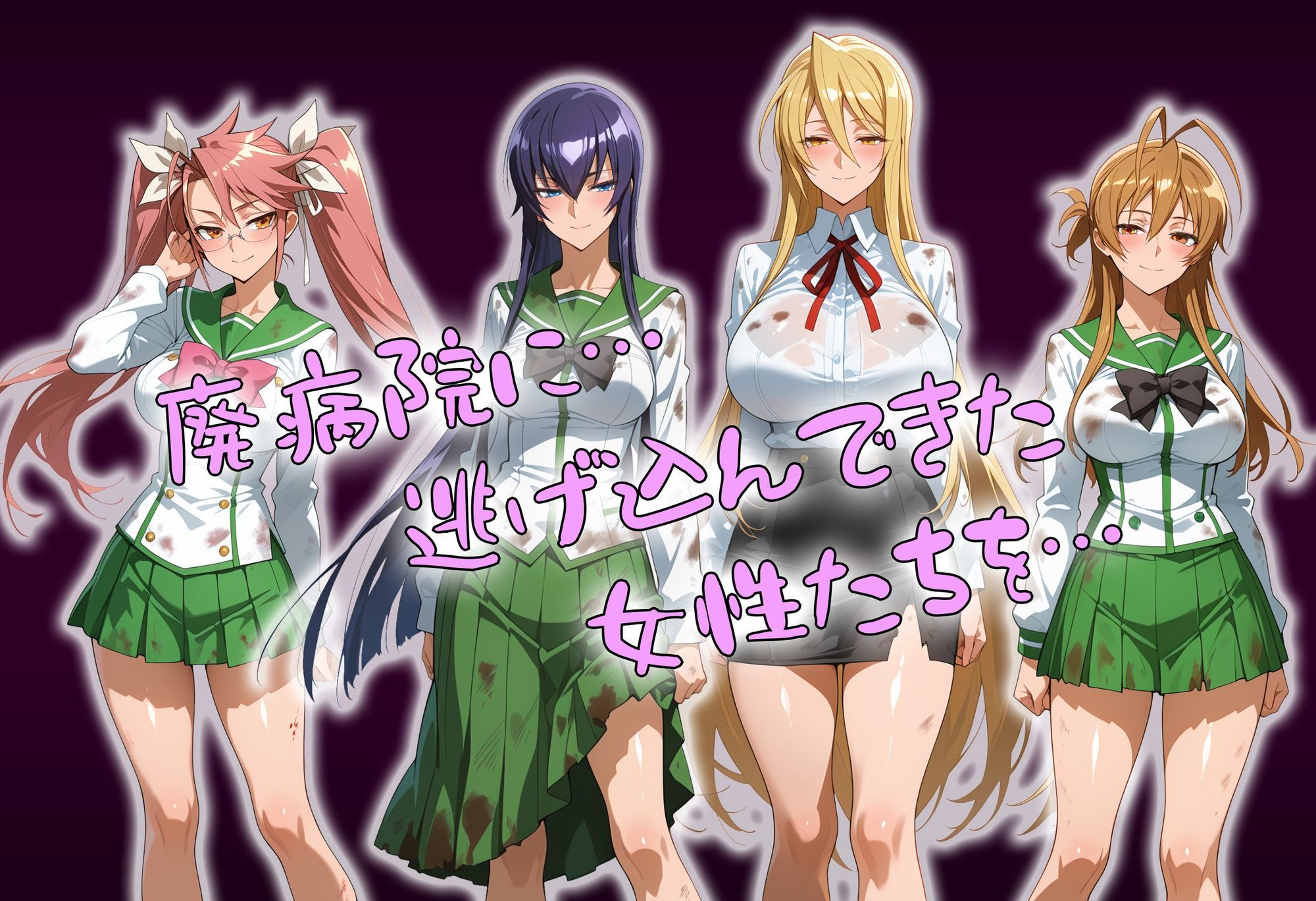 ゾンビがまんえんしたH〇TDの世界で…催● ハーレム作り サンプル4ページ目