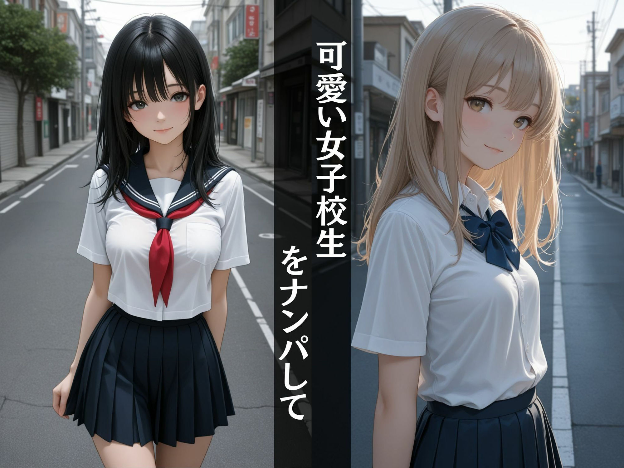 【学生青姦】  制服で帰宅中の女子校生！〜出会ってその場で中出し性交〜 サンプル1ページ目